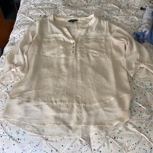 Express Sheer dress blouse